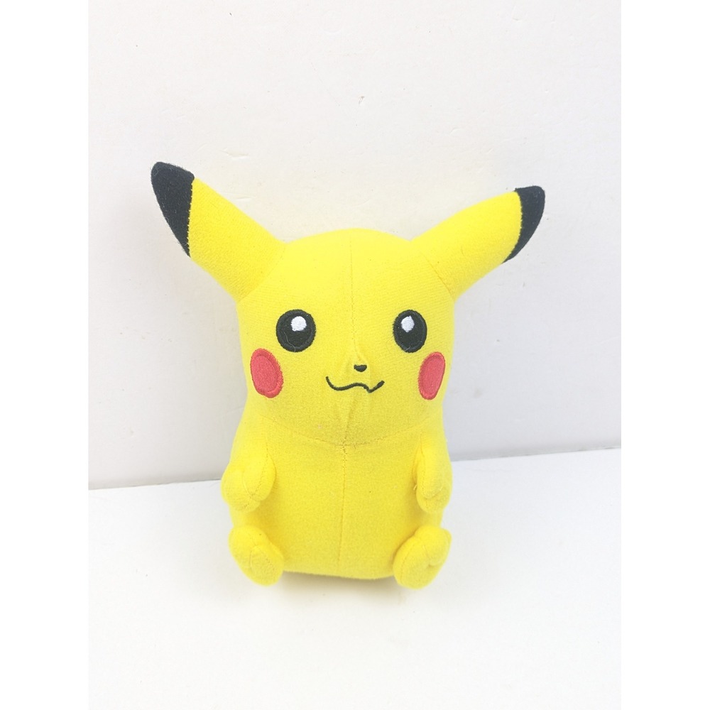 Pokémon Pikachu Plush 7" 2022 Nintendo Game Freak‎ Yellow Stuffed Animal Toy